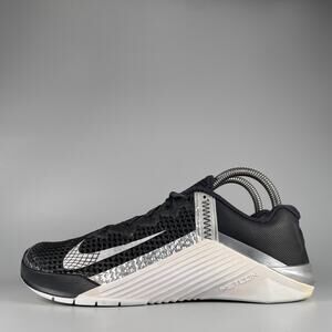 Nike Metcon 6 Women's 8 Black Crossfit Athletic Training Shoes Gym Sneakers GUC